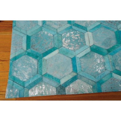 Modern Rectangle Area Rug, 5' x 8'