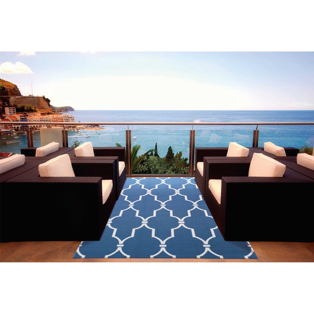 Home & Garden Area Rug, Navy, 4'4" x 6'3"
