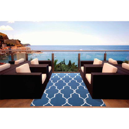 Home & Garden Area Rug, Navy, 4'4" x 6'3"