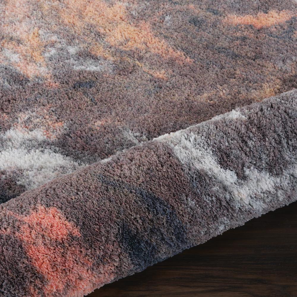 Abstract Shag Area Rug, Multicolor, 7'6" x 9'6"