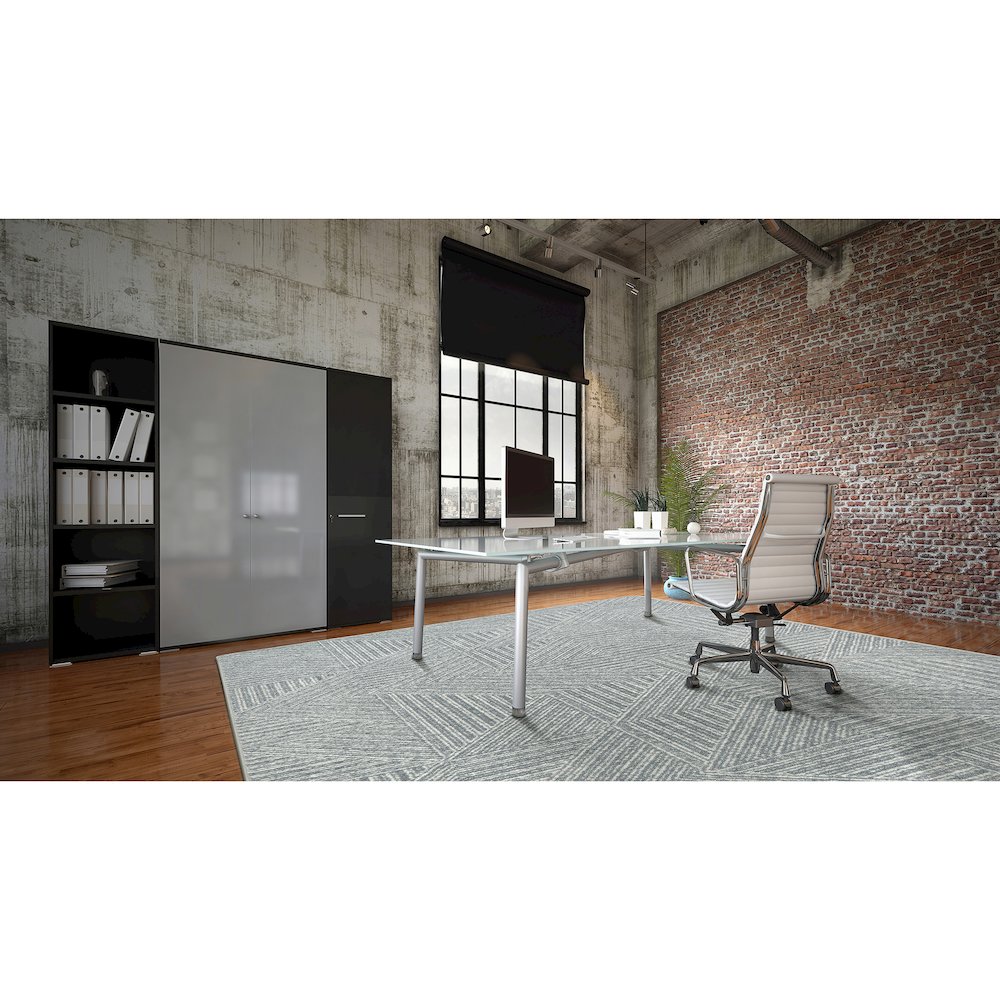 WorkSpace Above Board 5'4" x 7'8" Area Rug in Color Cloudy