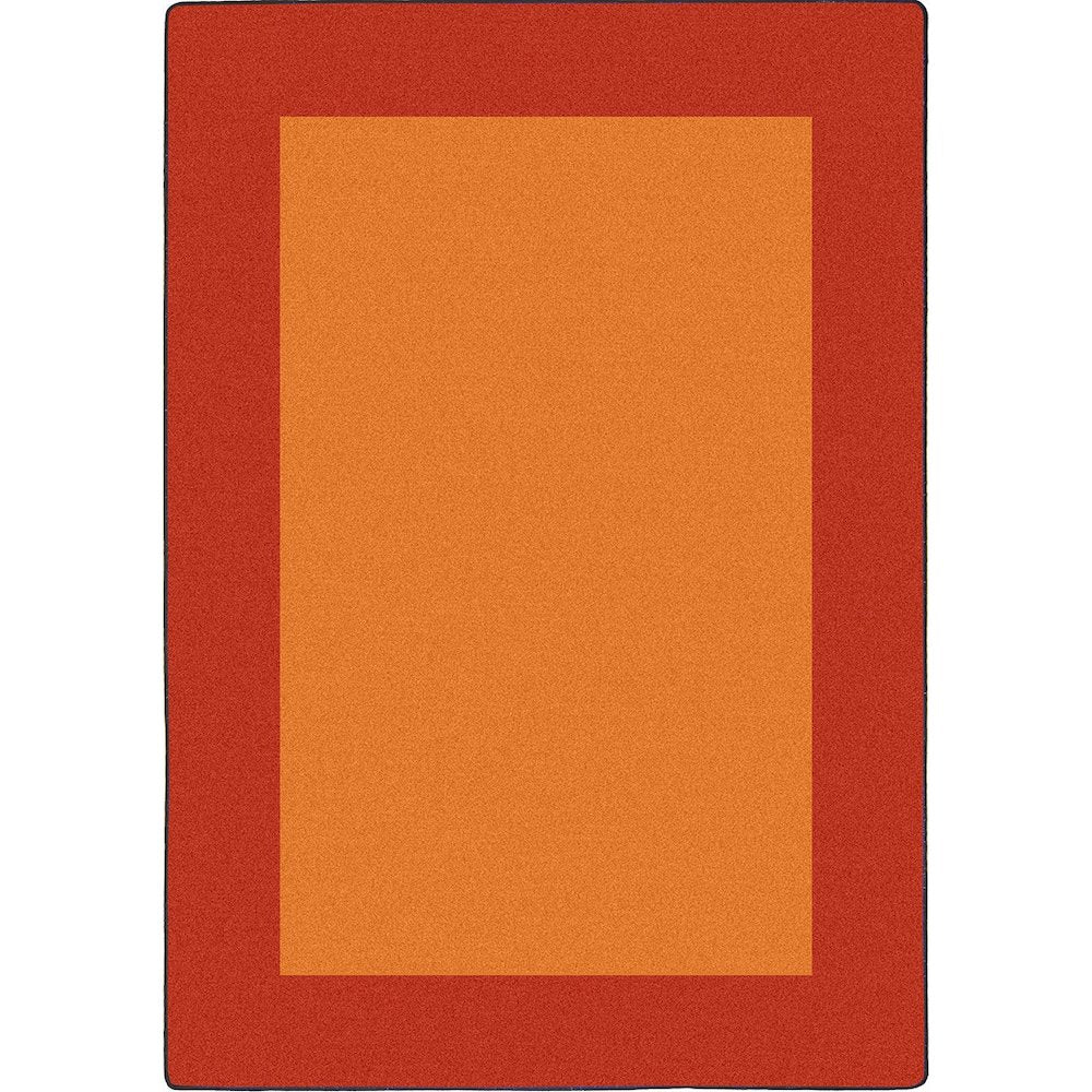 Kid Essentials All Around 7'8" x 10'9" Area Rug in Color Orange