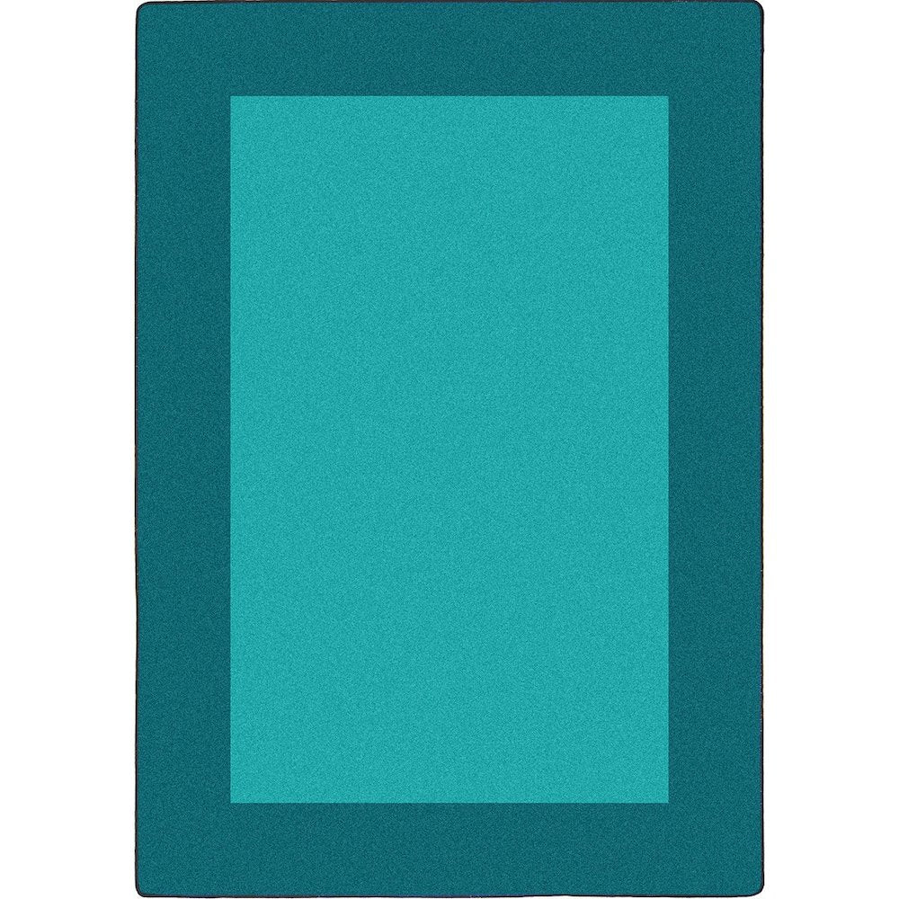 Kid Essentials All Around 7'8" x 10'9" Area Rug in Color Teal