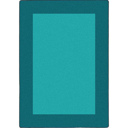 Kid Essentials All Around 7'8" x 10'9" Area Rug in Color Teal