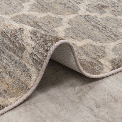 First Take Antique Trellis 5'4" x 7'8" Area Rug in Color Hazelwood