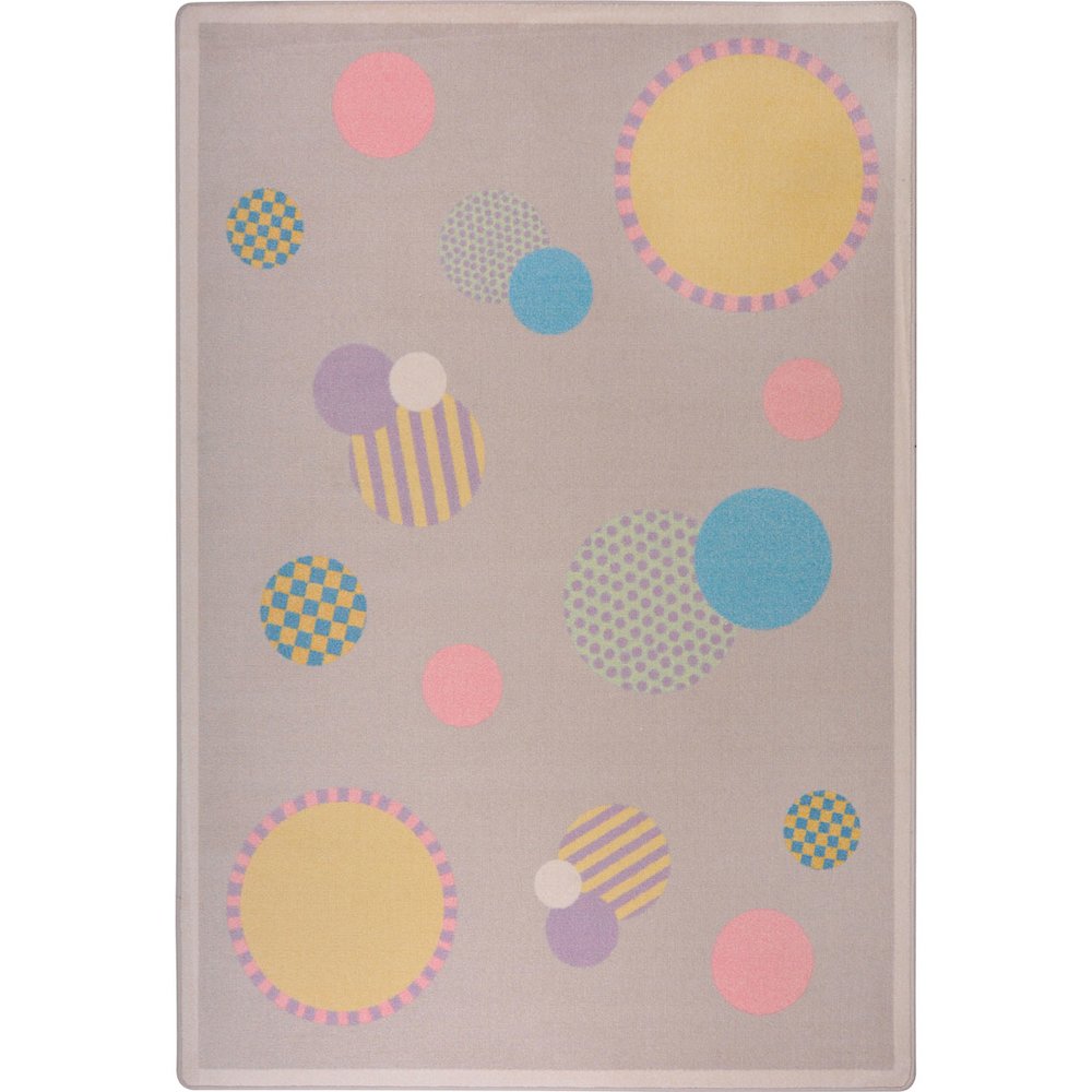 Playful Patterns Baby Dots 5'4" x 7'8" Area Rug in Color Multi