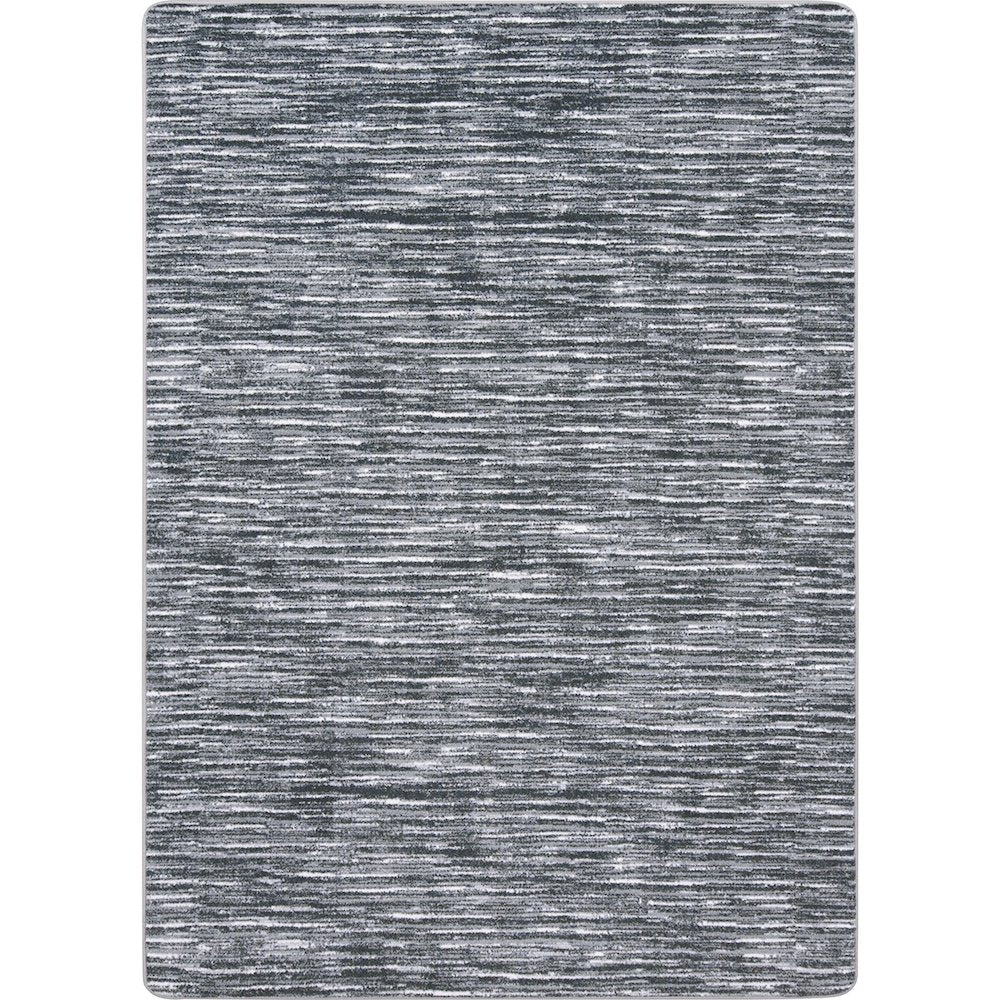Impressions Balanced 5'4" x 7'8" Area Rug in Color Smoke
