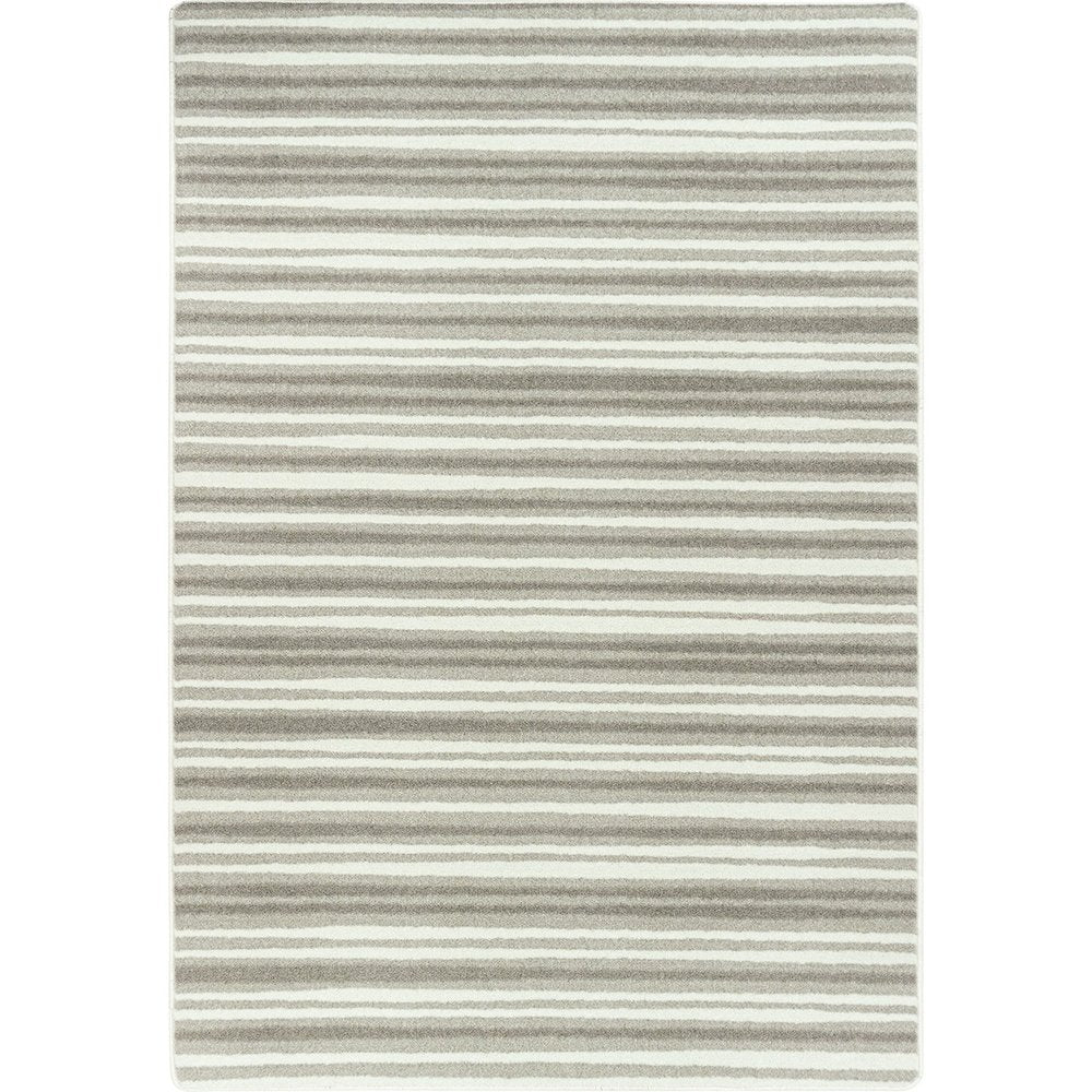 Claremont Kids Between the Lines 5'4" x 7'8" Area Rug in Color Linen