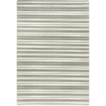 Claremont Kids Between the Lines 5'4" x 7'8" Area Rug in Color Linen