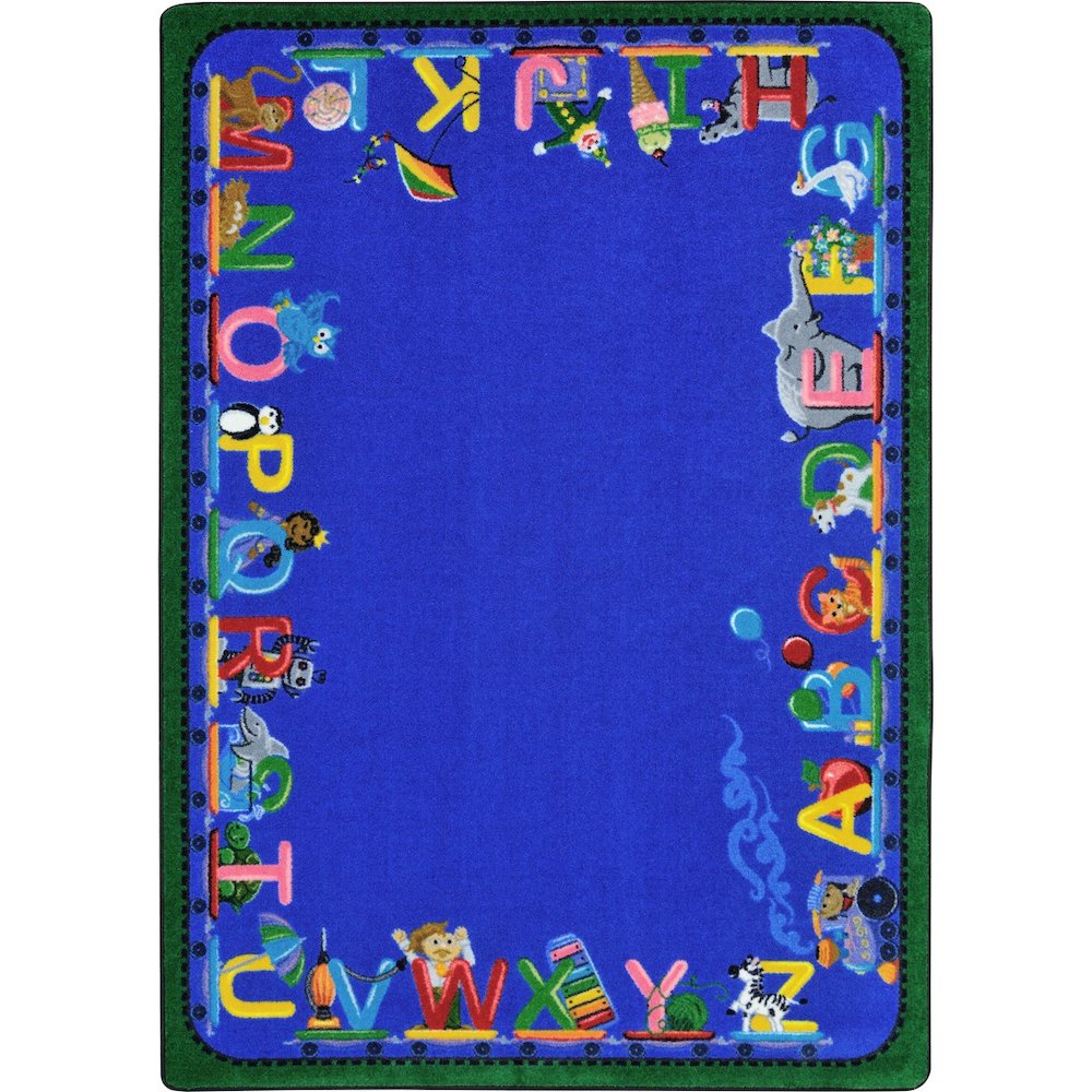 Kid Essentials Choo Choo Letters 7'8" x 10'9" Area Rug in Color N/A