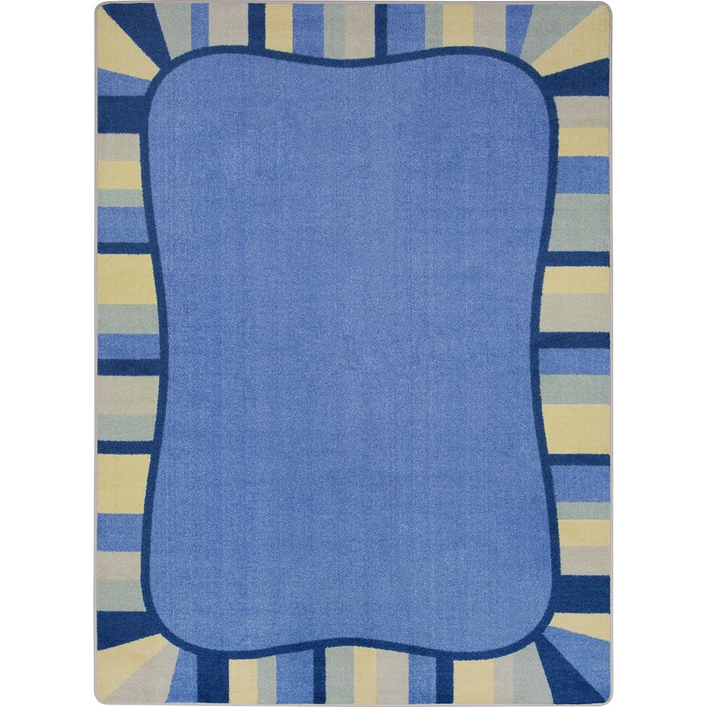 Kid Essentials Colorful Accents 7'8" x 10'9" Area Rug in Color Pastel