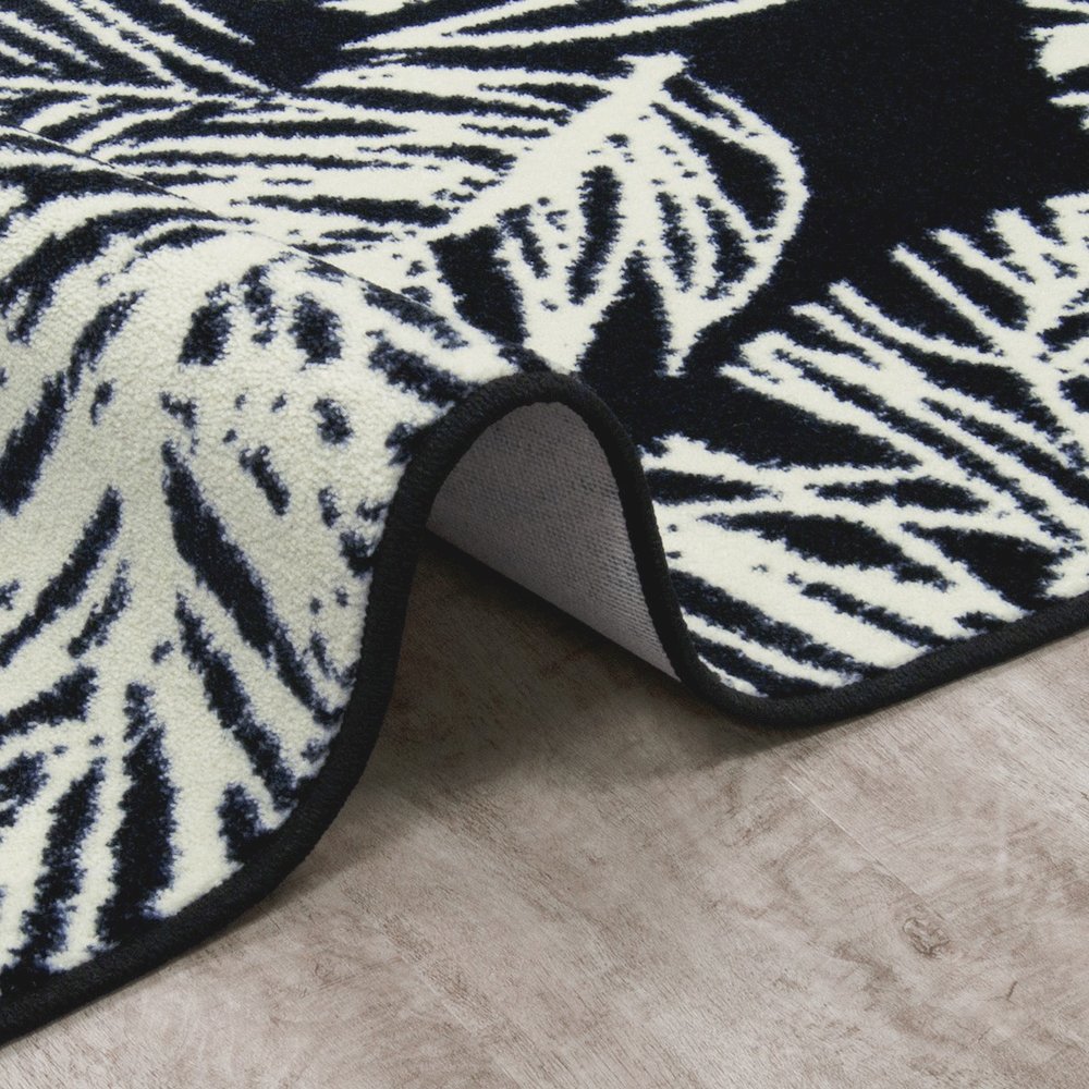 First Take Cordova 5'4" x 7'8" Area Rug in Color Midnight