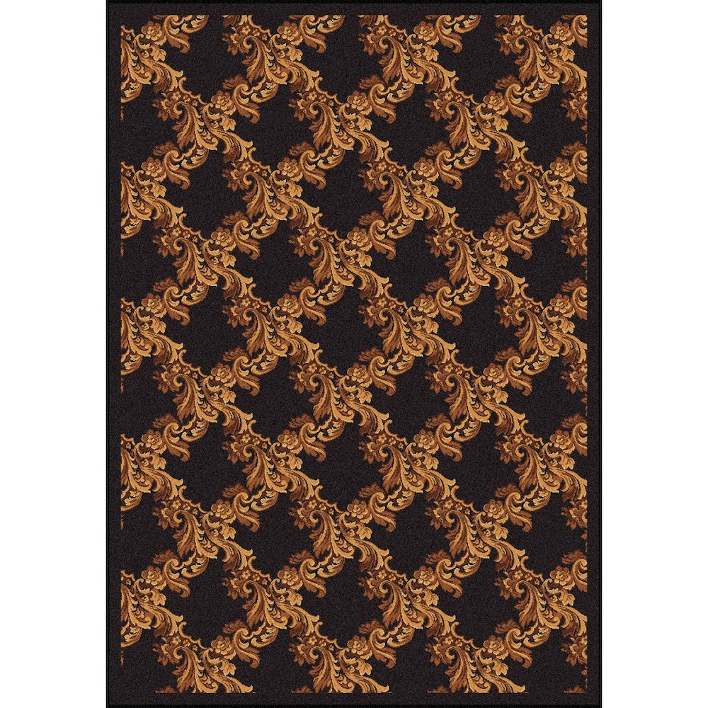 Any Day Matinee Corinth 5'4" x 7'8" Area Rug in Color Brown