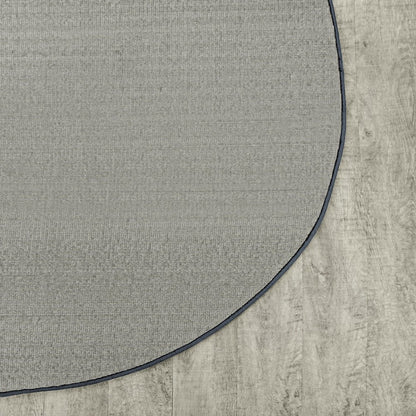 Kid Essentials Endurance 12' x 7'6" Oval Area Rug in Color Glacier Blue