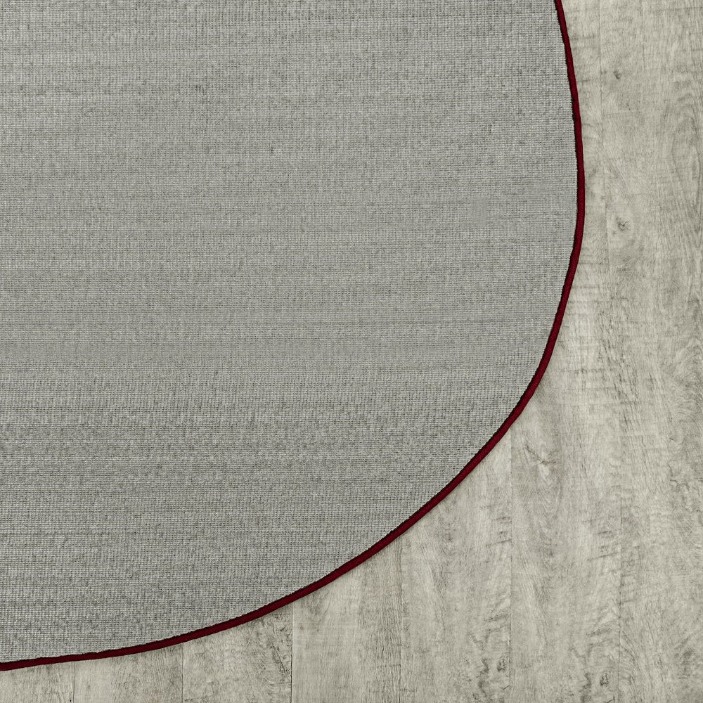 Kid Essentials Endurance 12' x 7'6" Oval Area Rug in Color Red