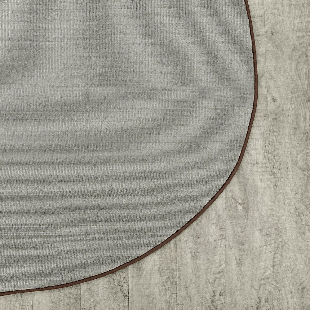 Kid Essentials Endurance 12' x 7'6" Oval Area Rug in Color Taupe