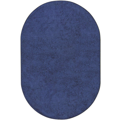 Kid Essentials Endurance 12' x 7'6" Oval Area Rug in Color Midnight Sky