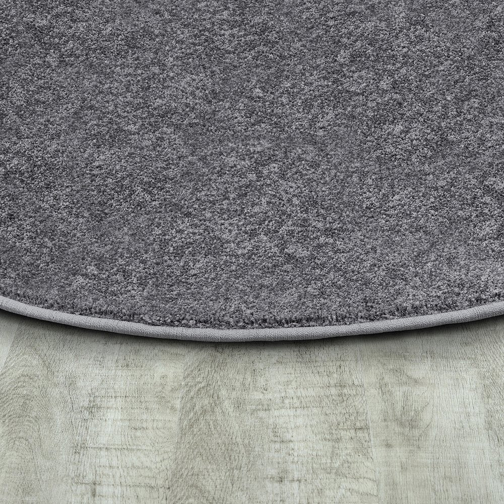 Kid Essentials Endurance 12' x 7'6" Oval Area Rug in Color Silver