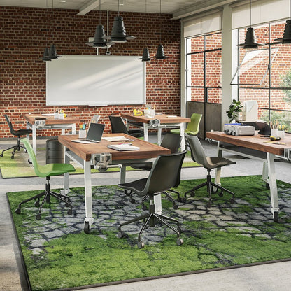 Kid Essentials Grown Up 7'8" x 10'9" Area Rug in Color Meadow