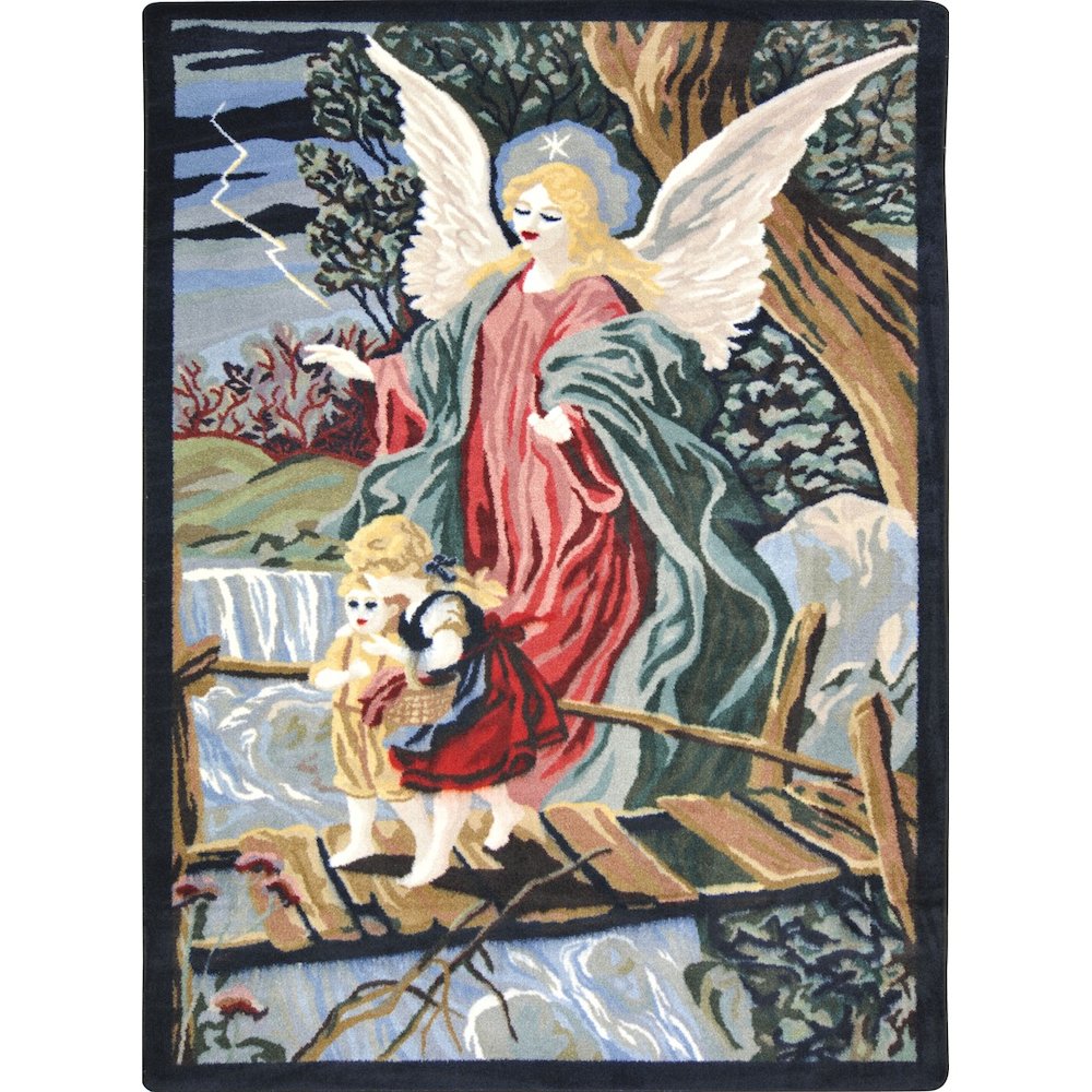 Kid Essentials Guardian Angel 5'4" x 7'8" Area Rug in Color Multi