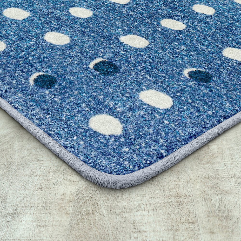Claremont Kids Little Moons 5'4" x 7'8" Area Rug in Color Blue Skies