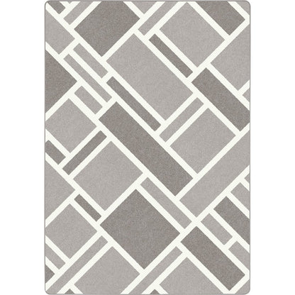 Impressions Midas 5'4" x 7'8" Area Rug in Color Morning Fog
