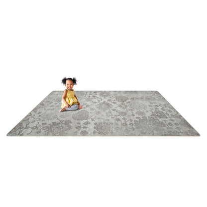 Mojave Bloom 5'4" x 7'8" Area Rug in Color Sandstone