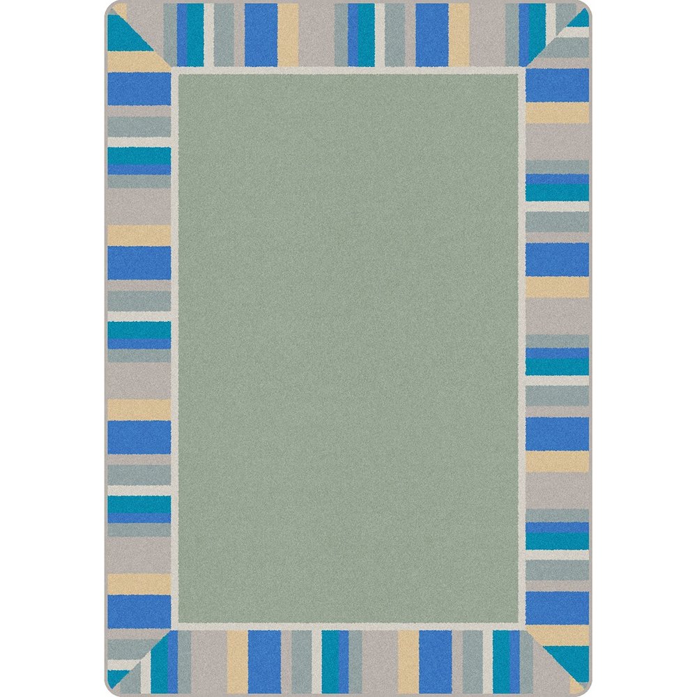 Kid Essentials Off the Cuff 5'4" x 7'8" Area Rug in Color Sage