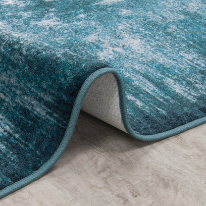 First Take On The Edge 5'4" x 7'8" Area Rug in Color Riviera