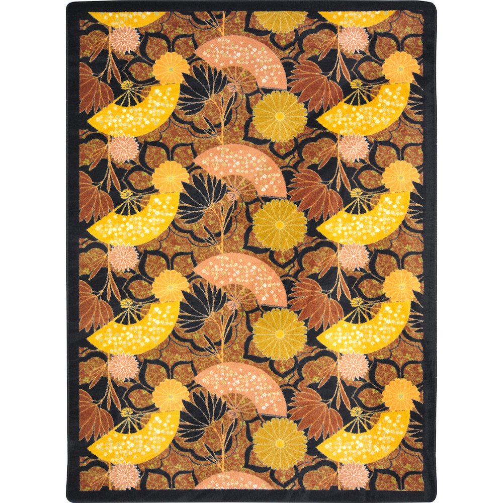 Kaleidoscope Pacific Rim 5'4" x 7'8" Area Rug in Color Burgundy