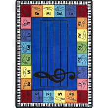 Pitch Perfect 7'8" x 10'9" Area Rug in Color Multi