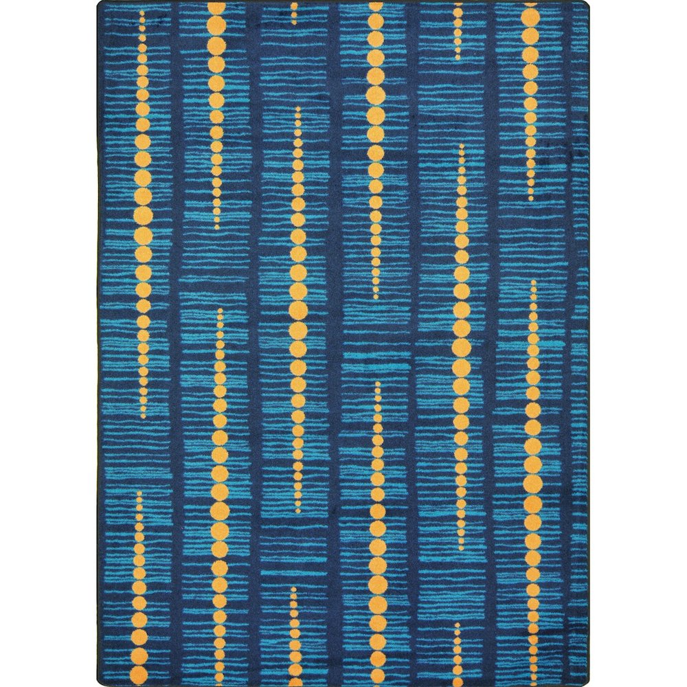 Kid Essentials Recoil 5'4" x 7'8" Area Rug in Color Blue
