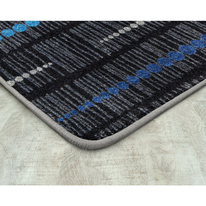 Kid Essentials Recoil 5'4" x 7'8" Area Rug in Color Sapphire