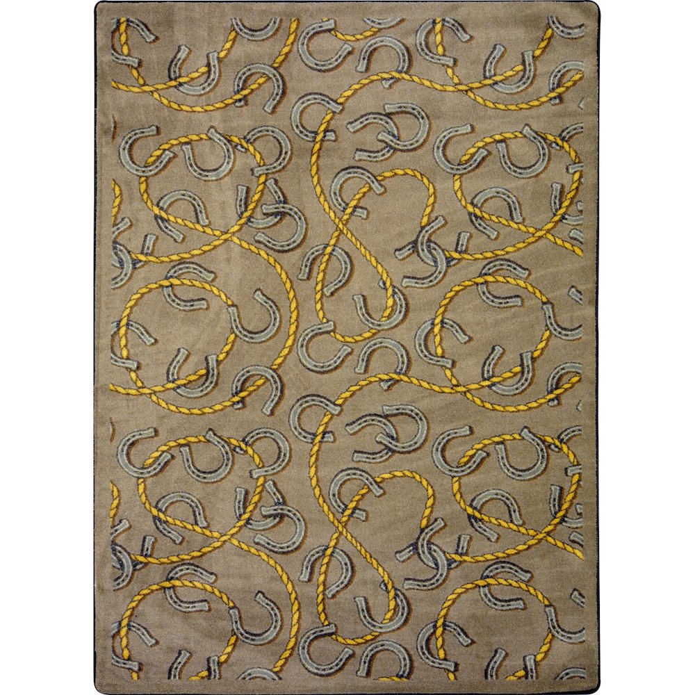 Kaleidoscope Rodeo 5'4" x 7'8" Area Rug in Color Dark Dust