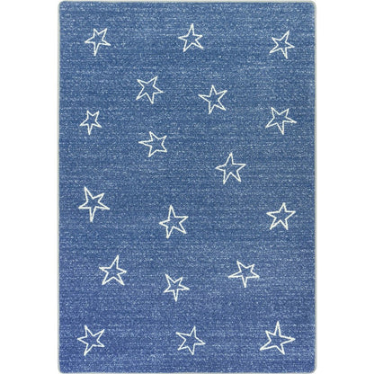 Claremont Kids Shine On 5'4" x 7'8" Area Rug in Color Blue Skies