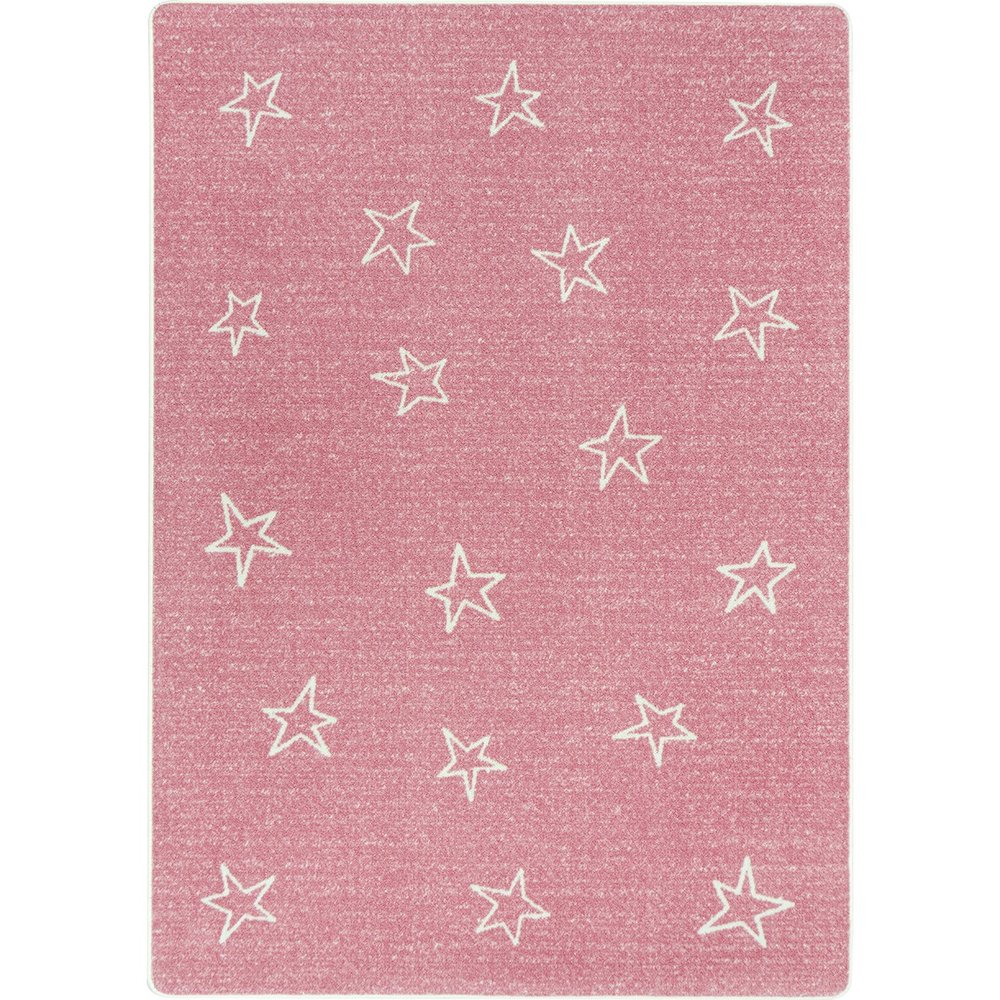 Claremont Kids Shine On 5'4" x 7'8" Area Rug in Color Blush
