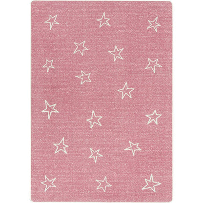 Claremont Kids Shine On 5'4" x 7'8" Area Rug in Color Blush