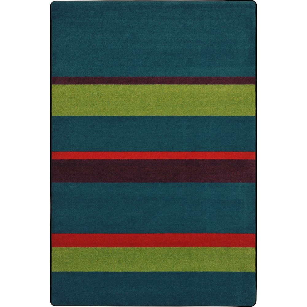 Kid Essentials Straight and Narrow 7'8" x 10'9" Area Rug in Color Tropics