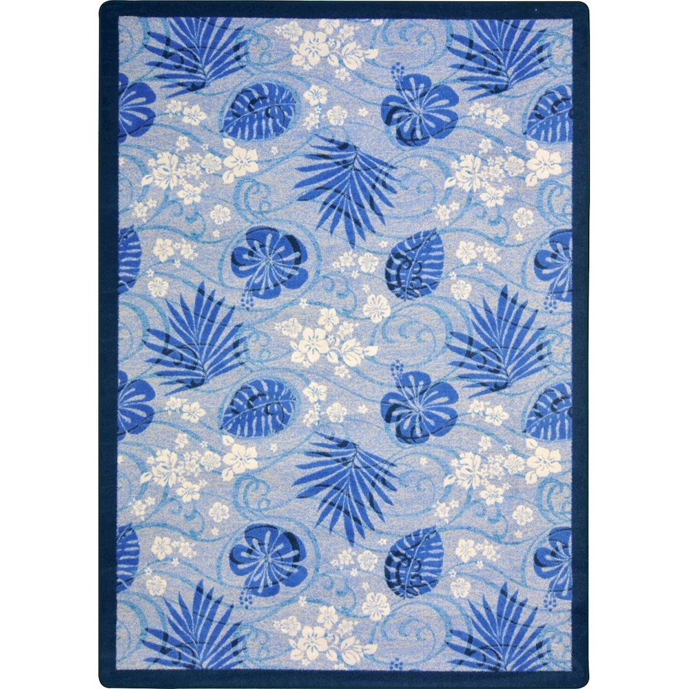 Kaleidoscope Trade Winds 5'4" x 7'8" Area Rug in Color Indigo