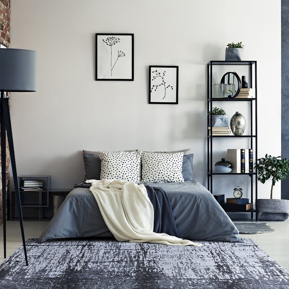 First Take Winterhaven 5'4" x 7'8" Area Rug in Color Charcoal