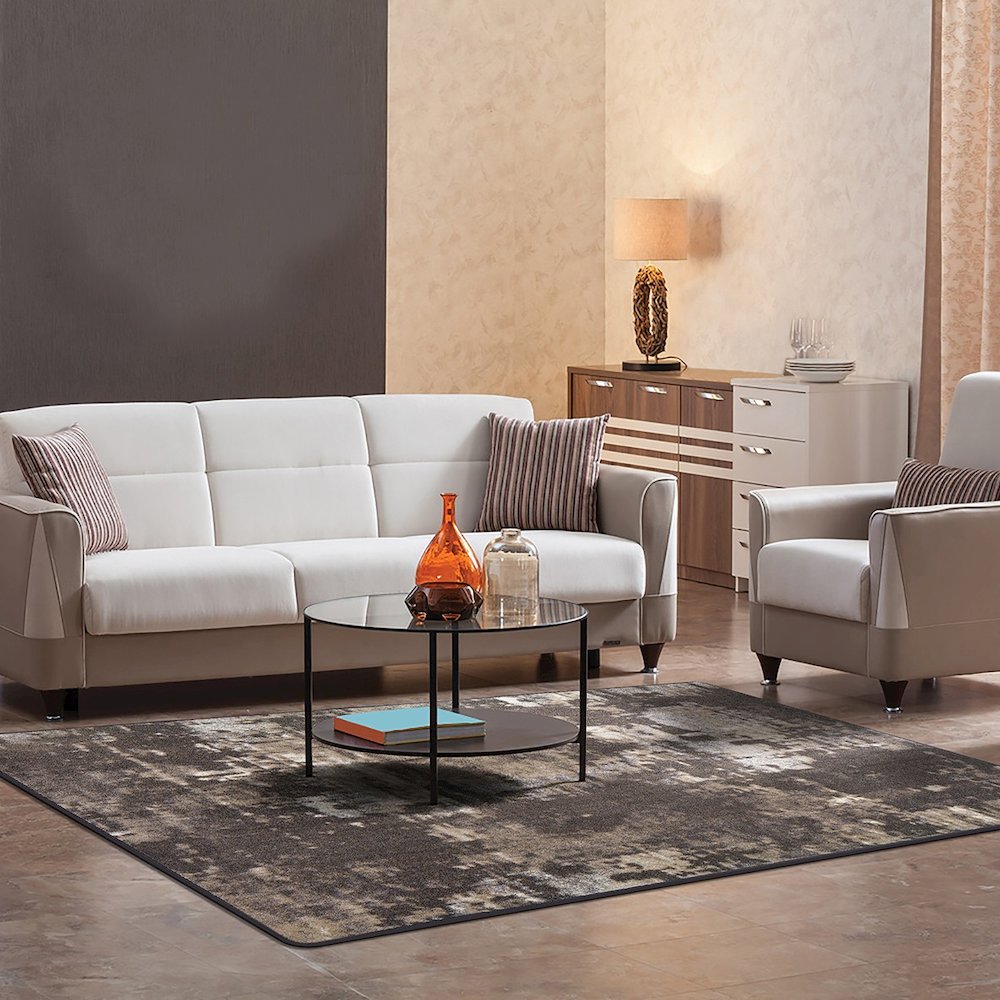 First Take A La Mode 7'8" x 10'9" Area Rug in Color Chocolate