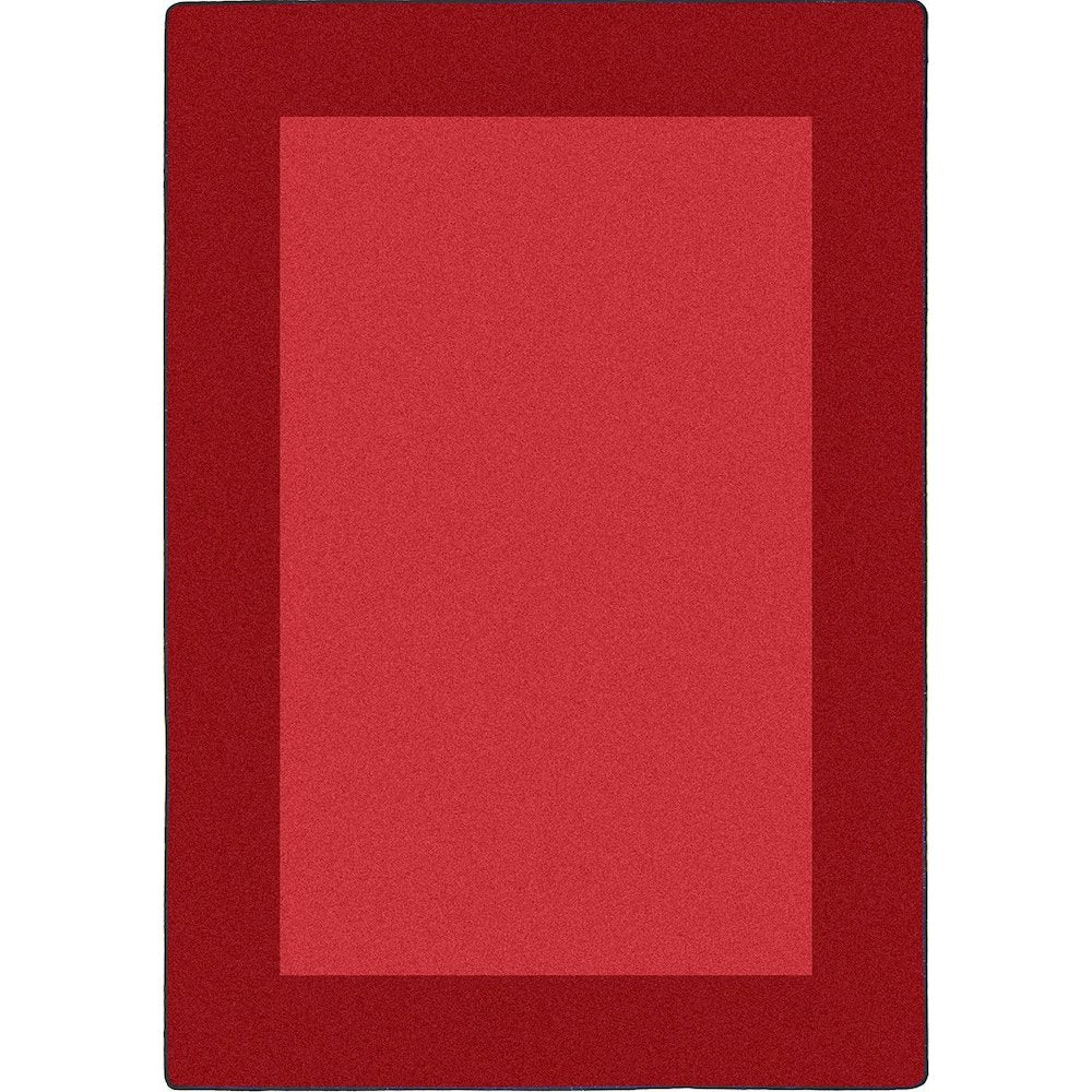 Kid Essentials All Around 10'9" x 13'2" Area Rug in Color Red
