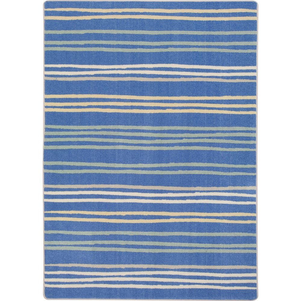 Kid Essentials All Lined Up 10'9" x 13'2" Area Rug in Color Pastel