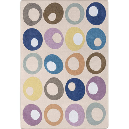 All Together Now 10'9" x 13'2" Area Rug in Color Beige