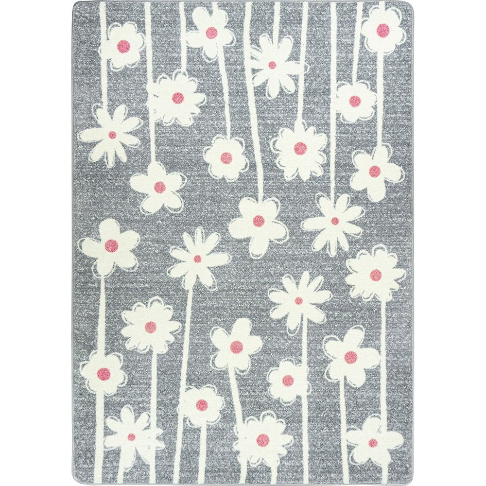 Claremont Kids Big Blooms 7'8" x 10'9" Area Rug in Color Cloudy