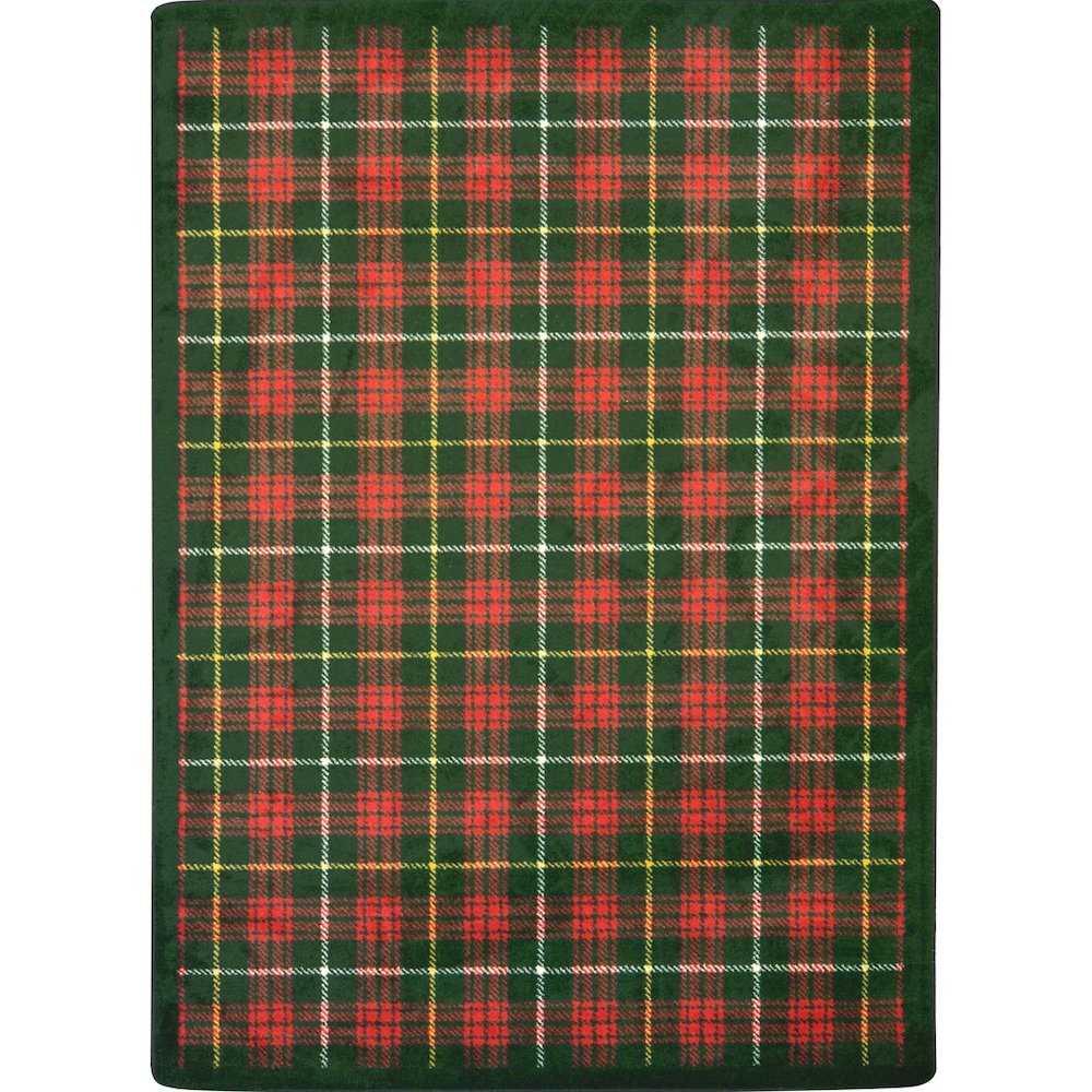 Kaleidoscope Bit O' Scotch 7'8" x 10'9" Area Rug in Color Tartan Green