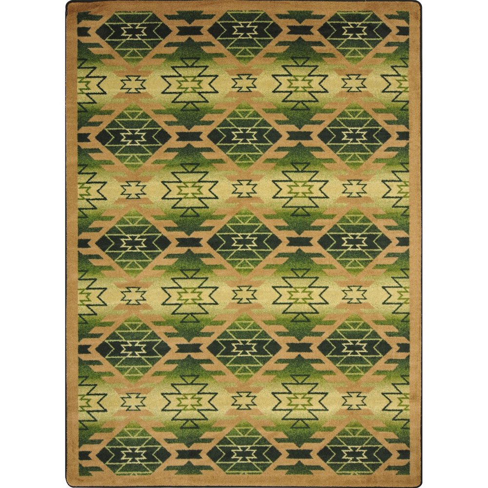 Kaleidoscope Canyon Ridge 7'8" x 10'9" Area Rug in Color Cactus