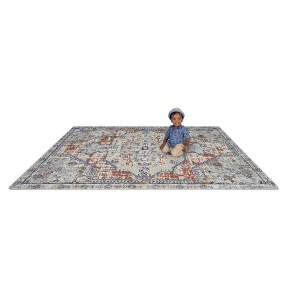 Canyon Tapestry 7'8" x 10'9" Area Rug in Color Terracotta