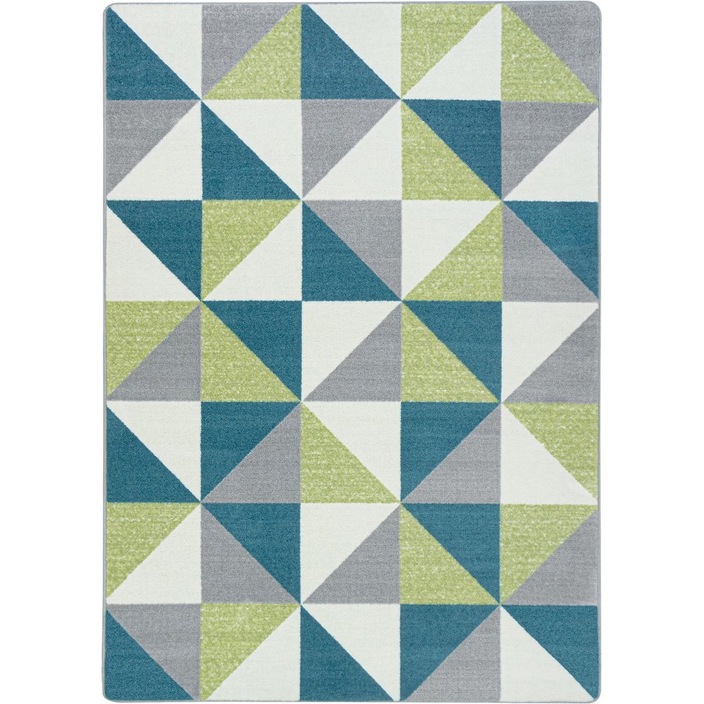 Claremont Kids Cartwheel 7'8" x 10'9" Area Rug in Color Calypso