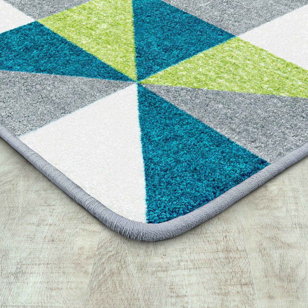Claremont Kids Cartwheel 7'8" x 10'9" Area Rug in Color Calypso